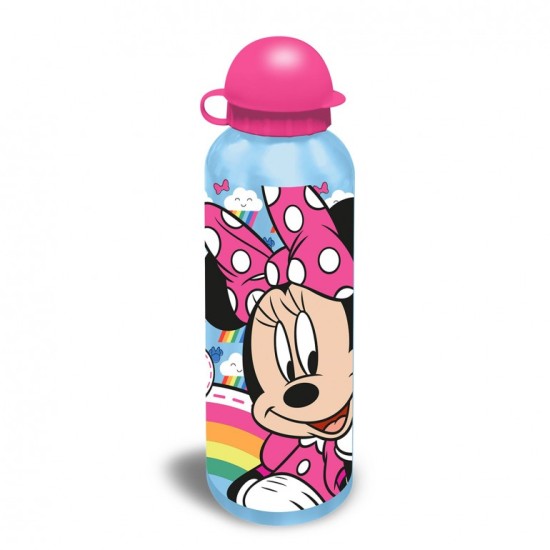 Kids Euroswan Mickey Mouse Assorted Steel Bottle 500ml - Rozā - Metāliska pudele