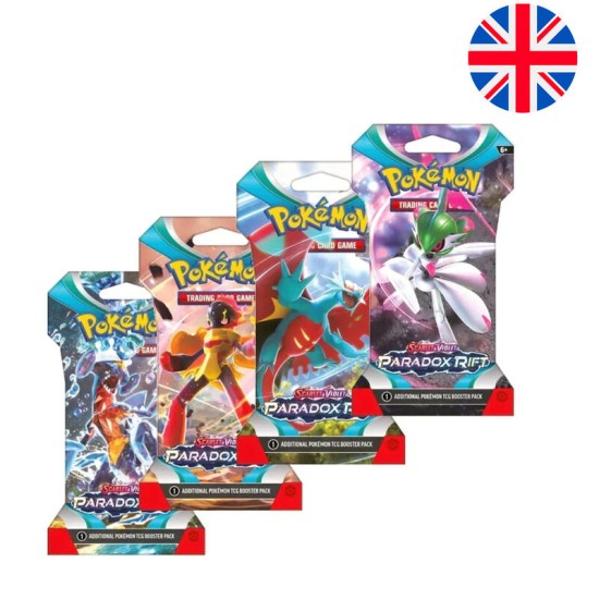 Pokemon Super Card Game TCG Trading Cards - Scarlet & Violet Paradox Rift Collectible envelope assorted EN - Kāršu spēle