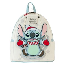Loungefly Disney Stitch Glitter Backpack 26cm - Holiday Snow Angel