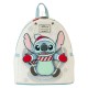 Loungefly Disney Stitch Glitter Backpack 26cm - Holiday Snow Angel - Mugursoma