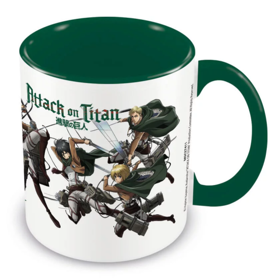 Pyramid Attack on Titan Season 3 Ceramic Mug 315ml - Character - Krūze