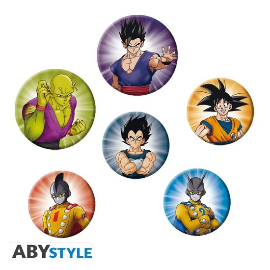 ABYstyle Dragon Ball Hero Pin Badge Pack (6 pcs.) - Characters - Piespraude