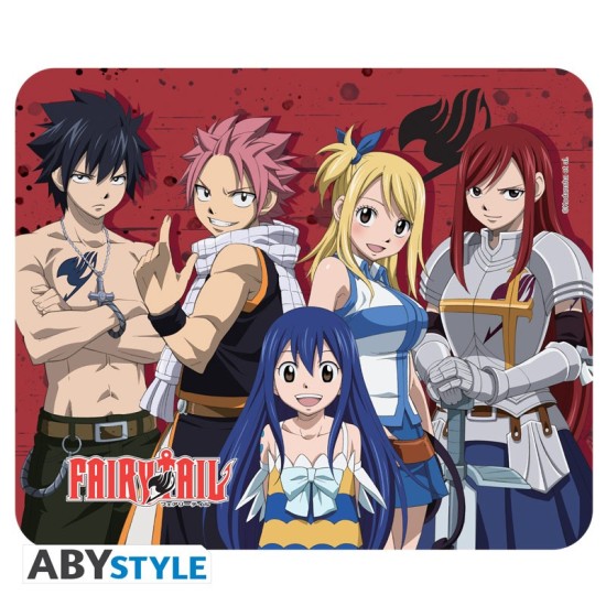 ABYstyle Fairy Tail Flexible Mousepad 23.5 x 19.5 cm - Natsu Team - Peles paliktnis