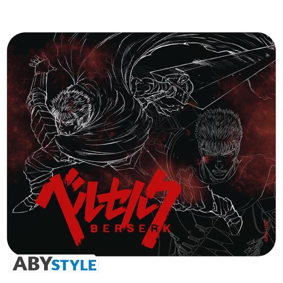 ABYstyle Berserk Flexible Mousepad 23.5 x 19.5 cm - Guts - Peles paliktnis