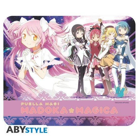 ABYstyle Puella Magi Madoka Magica Flexible Mousepad 23.5 x 19.5 cm - Madoka & Friends - Peles paliktnis