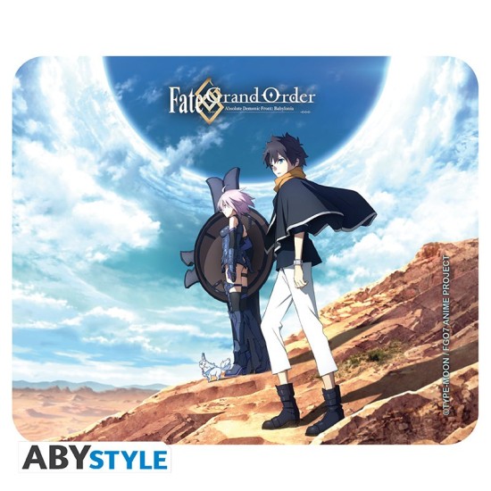 ABYstyle Fate Grand Order Flexible Mousepad 23.5 x 19.5 cm - Fujimaru & Mash - Peles paliktnis