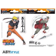 ABYstyle Naruto Stickers 2 sheets / 16 x 11cm - Naruto / Jiraiya 