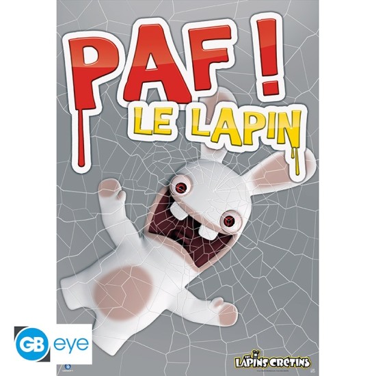 ABYstyle Raving Rabbids Poster Maxi 98 x 68 cm - Paf! The Rabbit - Plakāts