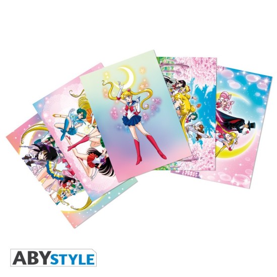 ABYstyle Sailor Moon Postcard Set (5 pcs.) 15 x 11cm - Pastkartes