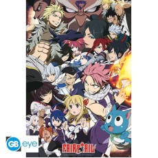 ABYstyle Fairy Tail Poster Maxi 91.5 x 61 cm - Fairy Tail vs Other guilds - Плакат
