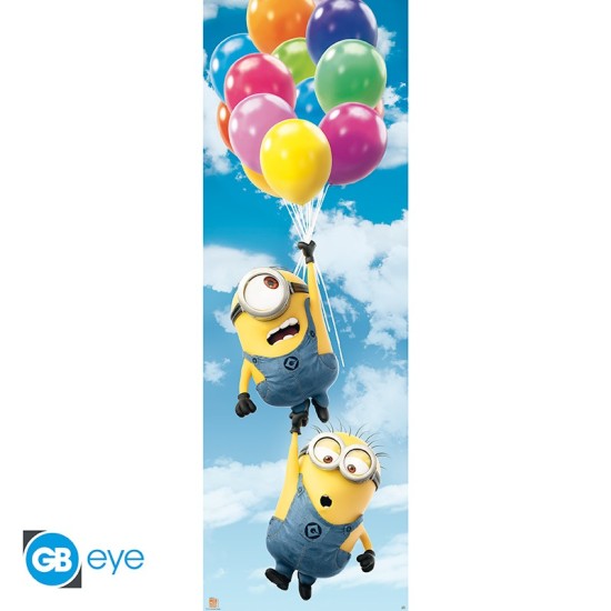 ABYstyle Minions Door Poster 53 x 158 cm - Balloons - Durvju plakāts