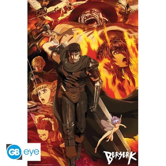 ABYstyle Berserk Poster Maxi 91.5 x 61 cm - Groupe - Plakāts