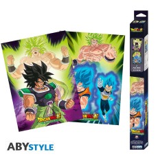 ABYstyle Dragon Ball Broly Poster Chibi Set (2 pcs.) 52 x 38 cm - Broly