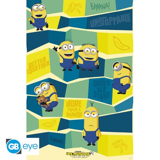 ABYstyle Minions Poster Maxi 91.5 x 61 cm - Minions everywhere - Plakāts