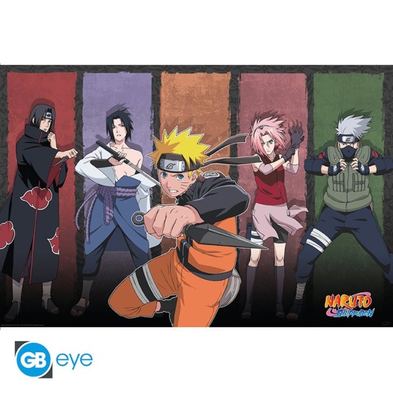 ABYstyle Naruto Shippuden Poster Maxi 91.5 x 61 cm - Naruto & Allies - Plakāts