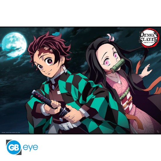 ABYstyle Demon Slayer Poster Maxi 91.5 x 61 cm - Tanjiro & Nezuko - Plakāts