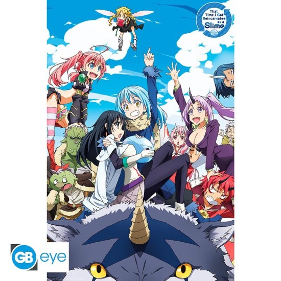 ABYstyle That Time I Got Reincarnated as a Slime Poster Maxi 91.5 x 61 cm - Group - Plakāts