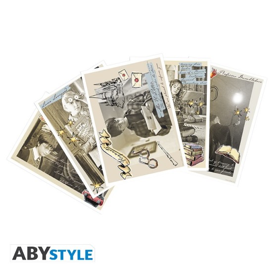 ABYstyle Harry Potter Postcard Set (5 pcs.) 15 x 11cm - Pastkartes