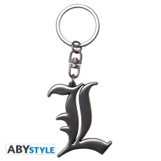 ABYstyle Death Note Keychain - L Symbol - Metal keychain