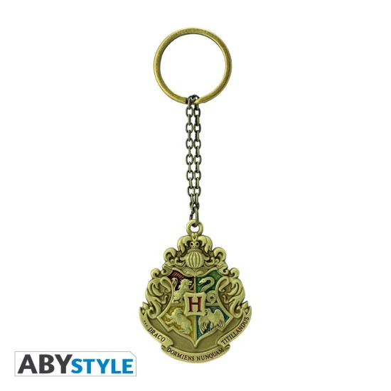 ABYstyle Harry Potter Keychain - Hogwarts Crest - Metālisks atslēgu piekariņš