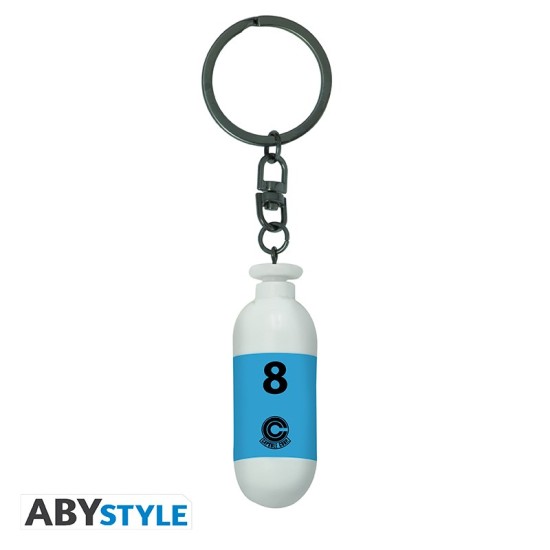 ABYstyle Dragon Ball Z Keychain - Blue Plastic Capsule - Atslēgu piekariņš