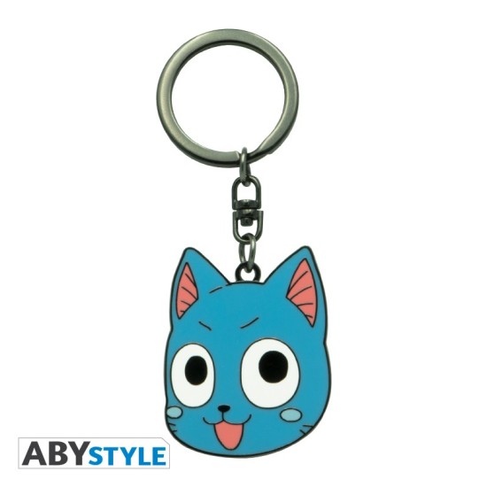 ABYstyle Fairy Tail Keychain - Happy's head - Metālisks atslēgu piekariņš