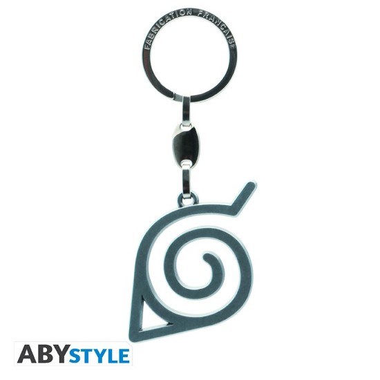 ABYstyle Naruto Shippuden Keychain - Konoha - Metālisks atslēgu piekariņš