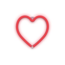 Forever Decorative Neon LED Light 21 x 20 x 2 cm (3xAA Batteries or USB plug) - Сердце - Декоративная неоновая LED лампа