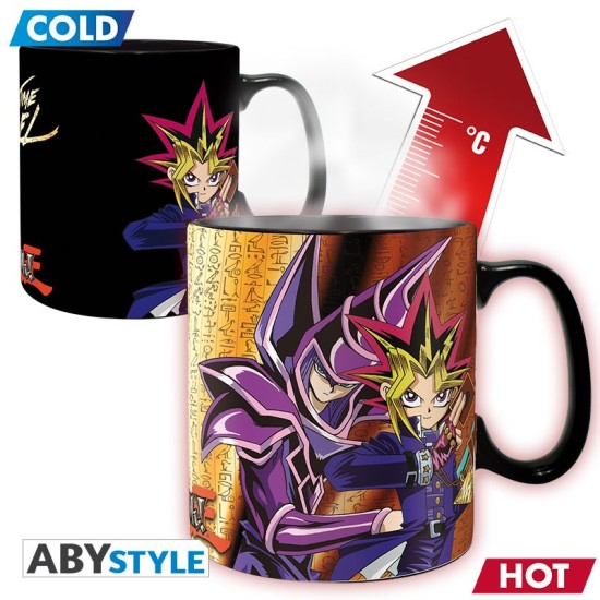 ABYstyle YU-GI-OH! Heat Change Ceramic Mug 460ml - Yugi vs Kaiba - Krūze