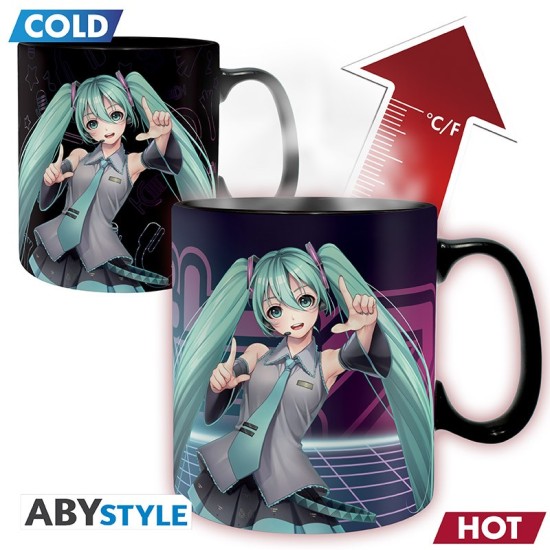 ABYstyle Hatsune Miku Heat Change Ceramic Mug 460ml - Hatsune Miku - Krūze