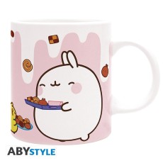 ABYstyle Molang Ceramic Mug 320ml - Milk & Cookies