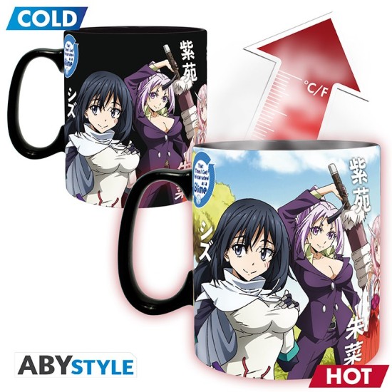 ABYstyle That Time I Got Reincarnated as a Slime Heat Change Ceramic Mug 460ml - Group - Krūze