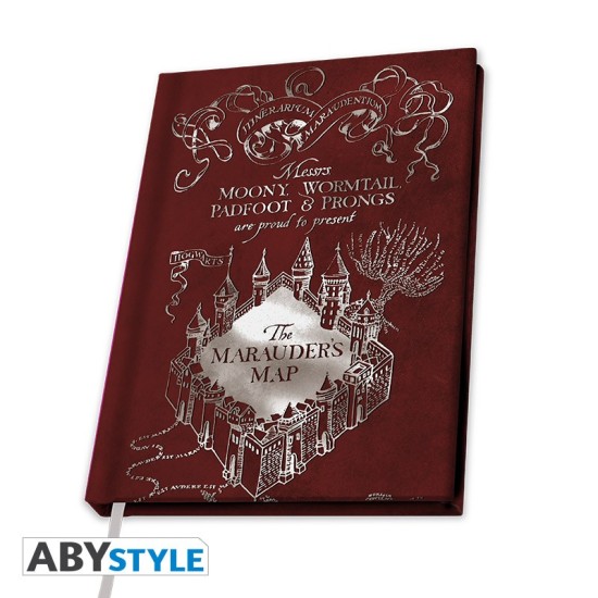 ABYstyle Harry Potter A5 Notebook 21 x 15cm - Marauder's map - Klade