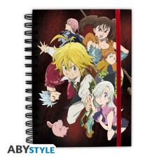 ABYstyle The Seven Deadly Sins A5 Notebook 21 x 16cm - Meliodas and the Sins - Блокнот