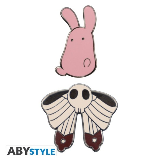 ABYstyle Toilet-Bound Hanako-Kun Pin Badge Pack (2 pcs.) - Mokke & Nene's Bow - Piespraude