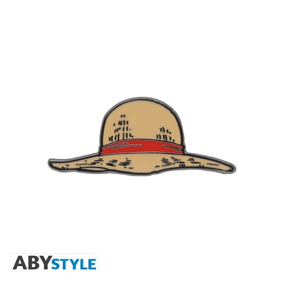 ABYstyle One Piece Metal Pin 3 x 2.5cm - Strawhat - Piespraude