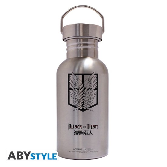 ABYstyle Attack on Titan Canteen Steel Bottle 500ml - Metāliska pudele