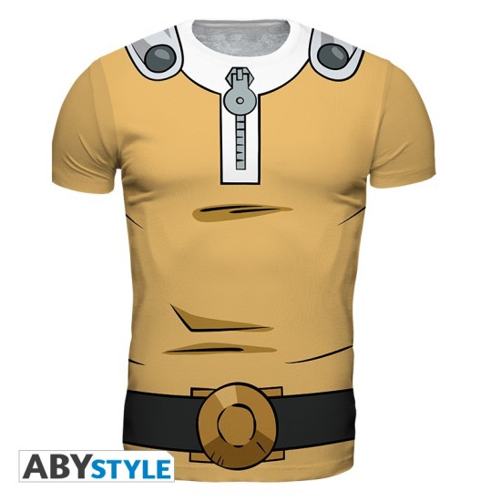 ABYstyle One-Punch Man Replica Saitama T-shirt - XL izmērs - Vīriešu T-krekls