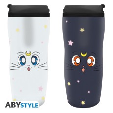 ABYstyle Sailor Moon Thermos Mug 355ml - Luna & Artemis