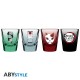 ABYstyle Demon Slayer Shot Glass 50ml (4 pcs.) - Symbols - Šotu glāzes