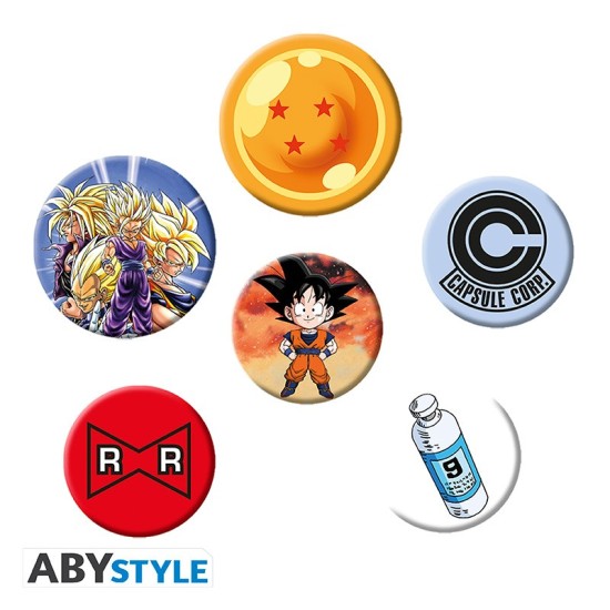 ABYstyle Dragon Ball Hero Pin Badge Pack (6 pcs.) - Mix - Piespraude