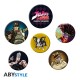 ABYstyle Jojo's Bizarre Adventure Pin Badge Pack (6 pcs.) - Characters - Piespraude