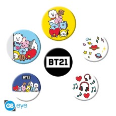 ABYstyle BT21 Pin Badge Pack (6 pcs.) - Mix