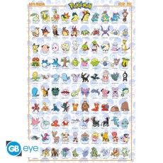 ABYstyle Pokemon Poster Maxi 91.5 x 61 cm - Johto English