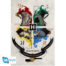 ABYstyle Harry Potter Poster Maxi 91.5 x 61 cm - Animal Crest