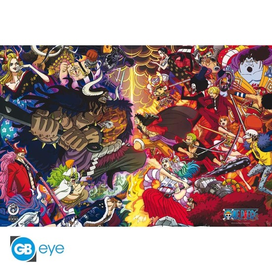 ABYstyle One Piece Poster Maxi 91.5 x 61 cm - 1000 logs Final Fight - Plakāts