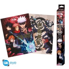 ABYstyle Jujutsu Kiasen Poster Chibi Set (2 pcs.) 52 x 38 cm - Group and schools - Divi plakāti