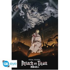 ABYstyle Attack on Titan Poster Maxi 91.5 x 61 cm - Key Art S4 - Plakāts