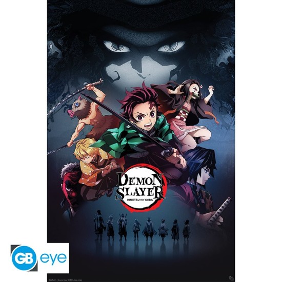 ABYstyle Demon Slayer Poster Maxi 91.5 x 61 cm - Group 2 - Plakāts