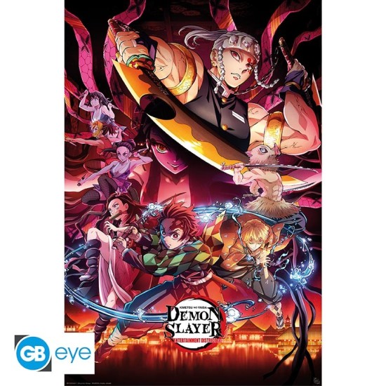 ABYstyle Demon Slayer Poster Maxi 91.5 x 61 cm - Entertainment District - Plakāts